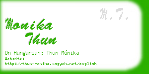 monika thun business card