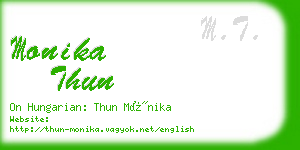 monika thun business card